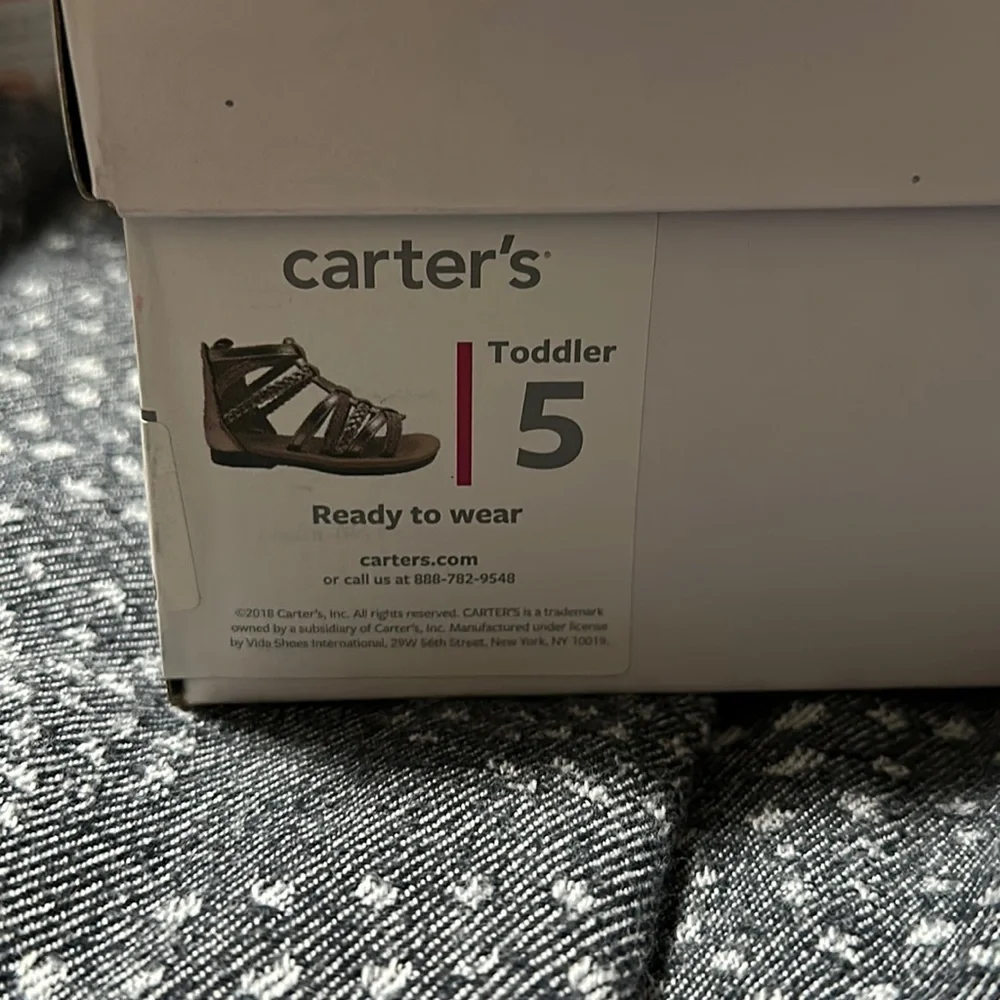 Rose Gold Toddler Sandals Fenna sz 5M New